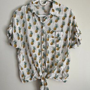 Pineapple button-up shirt